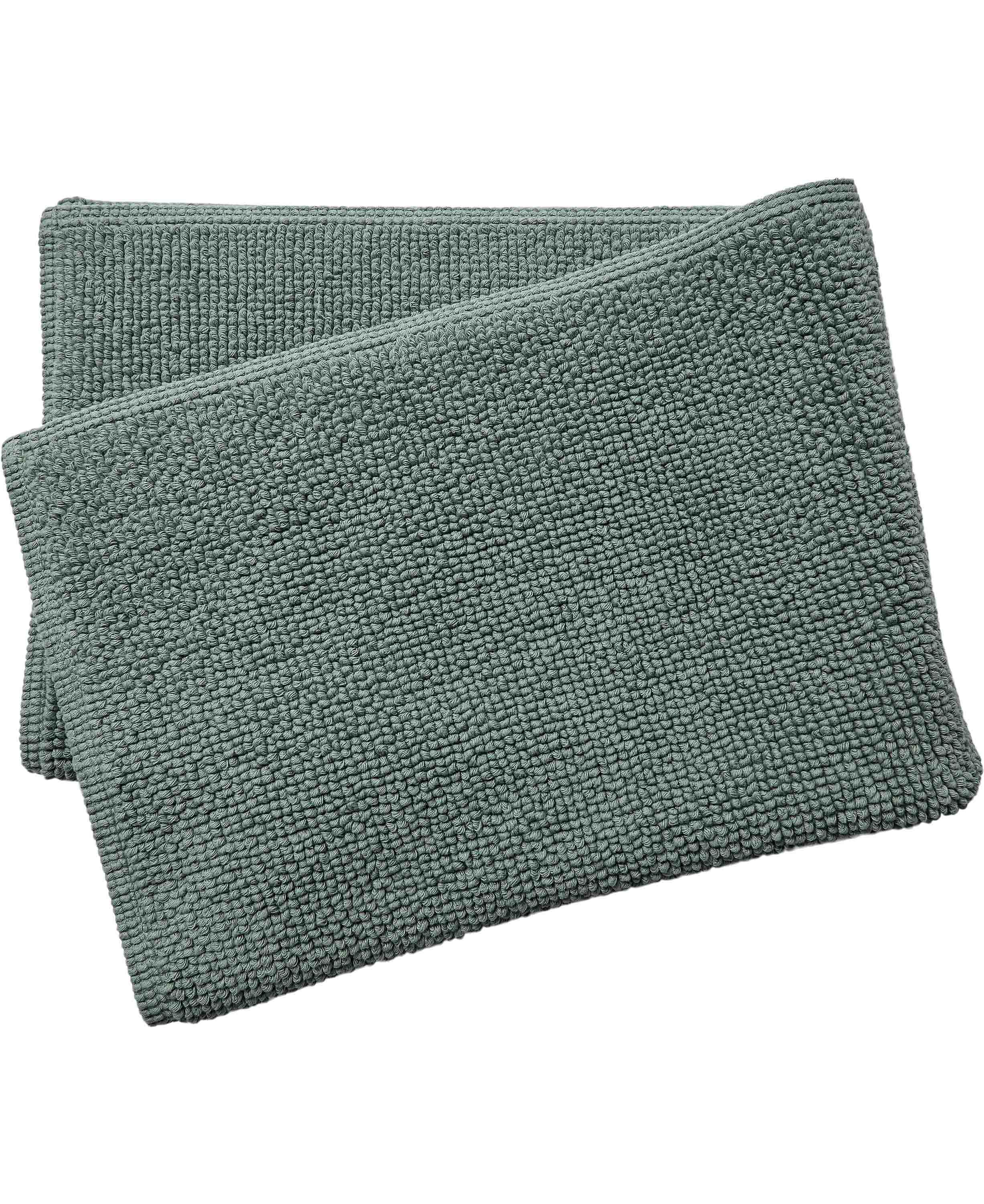 Bathmat stonewashed 60x90 chinois green GOTS