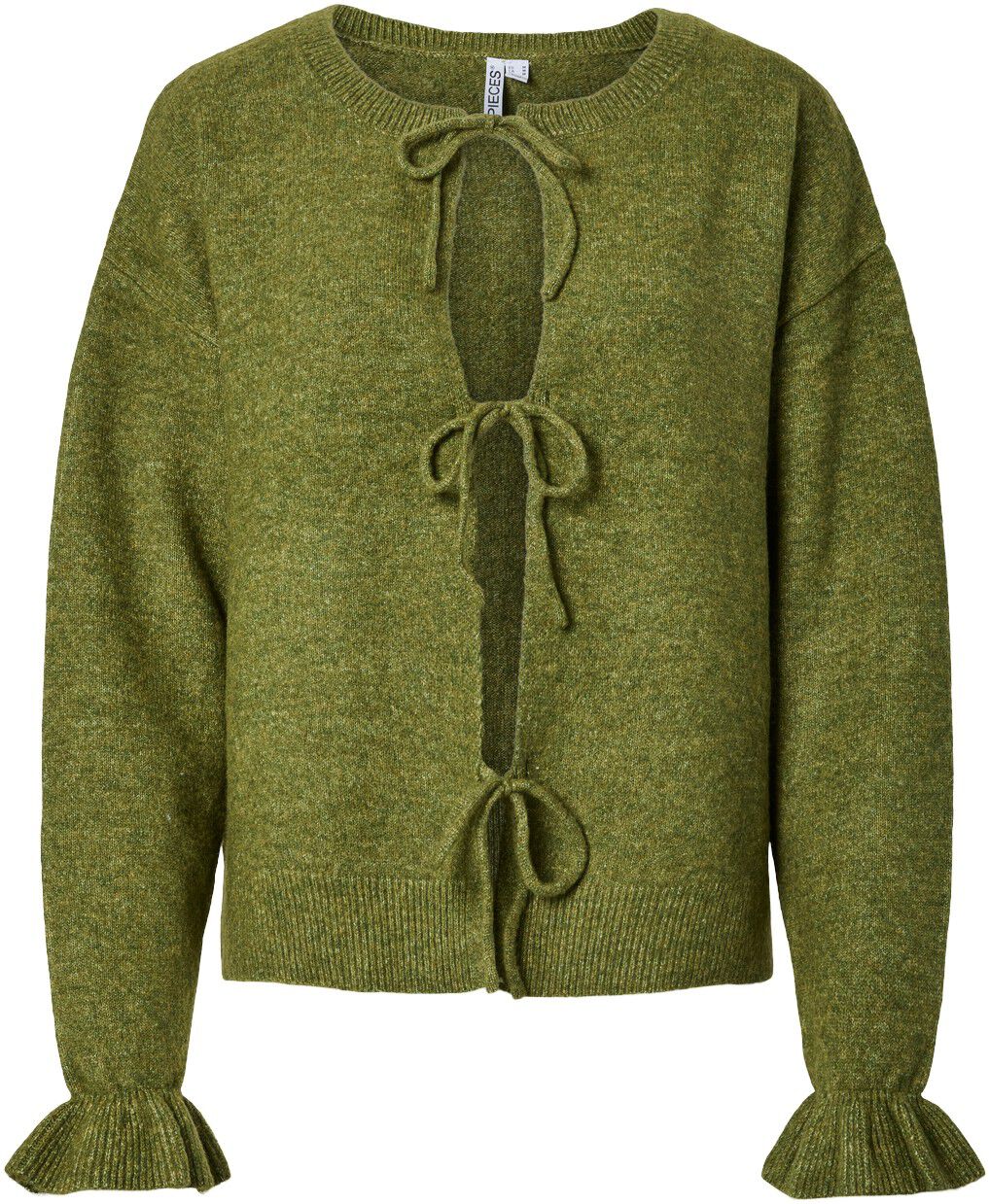Pcsally Rev Frill Cardigan Knit Noos Bc