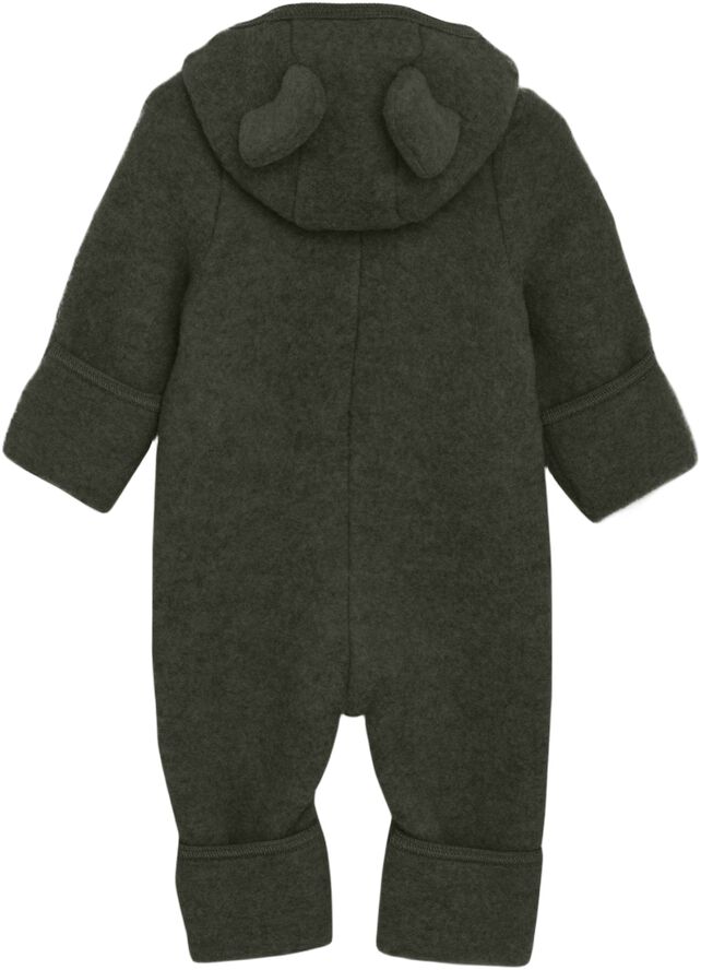 Pram Suit Ears Wool Fleece
