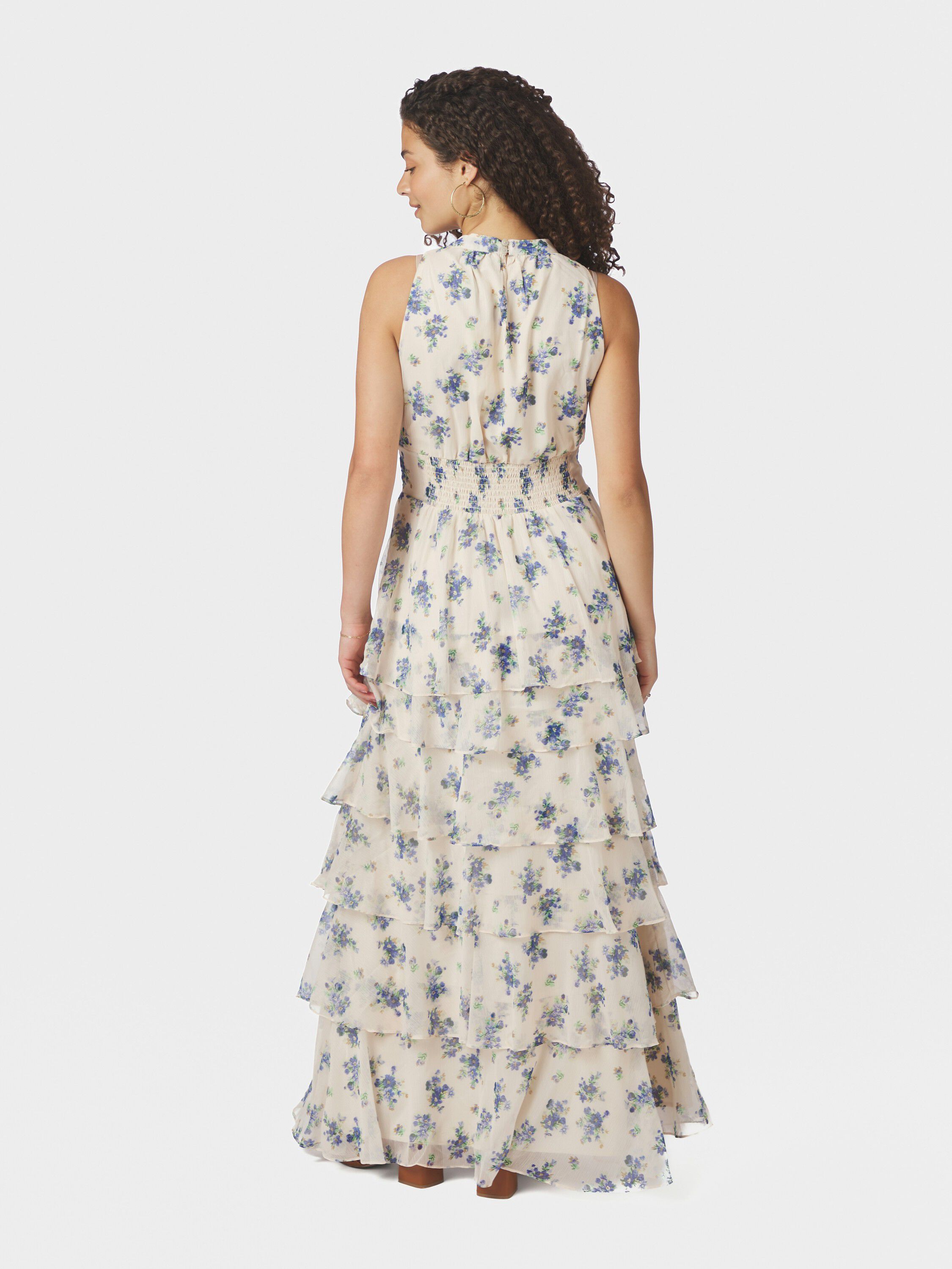 Marli fantastisk Chiffon Rose Kjole
