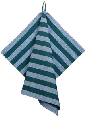 Tea Towels 50x70 cm BIRK -Stripe dark green