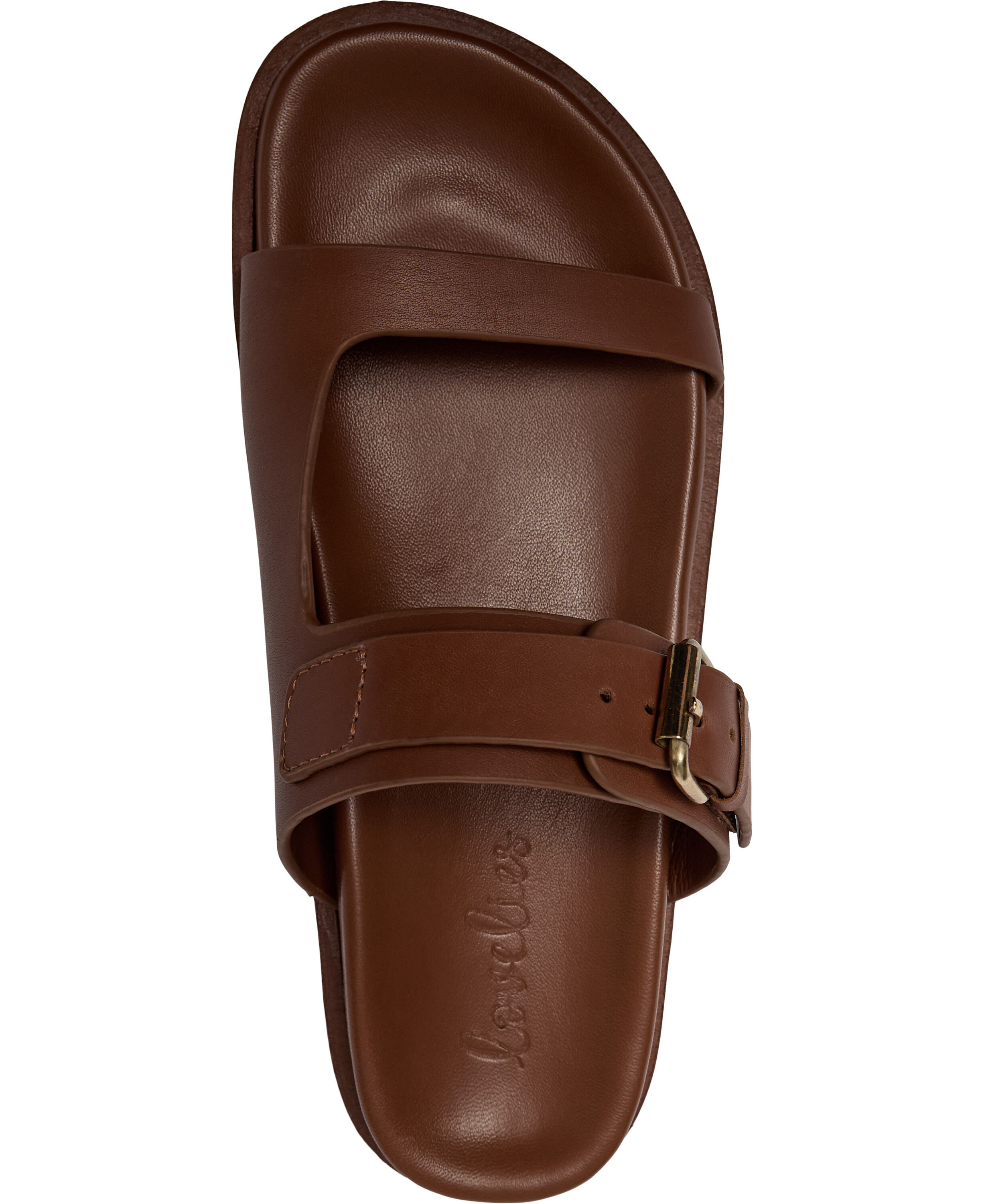 MARINA - ADJUSTABLE 2 STRAP LEATHER SANDAL