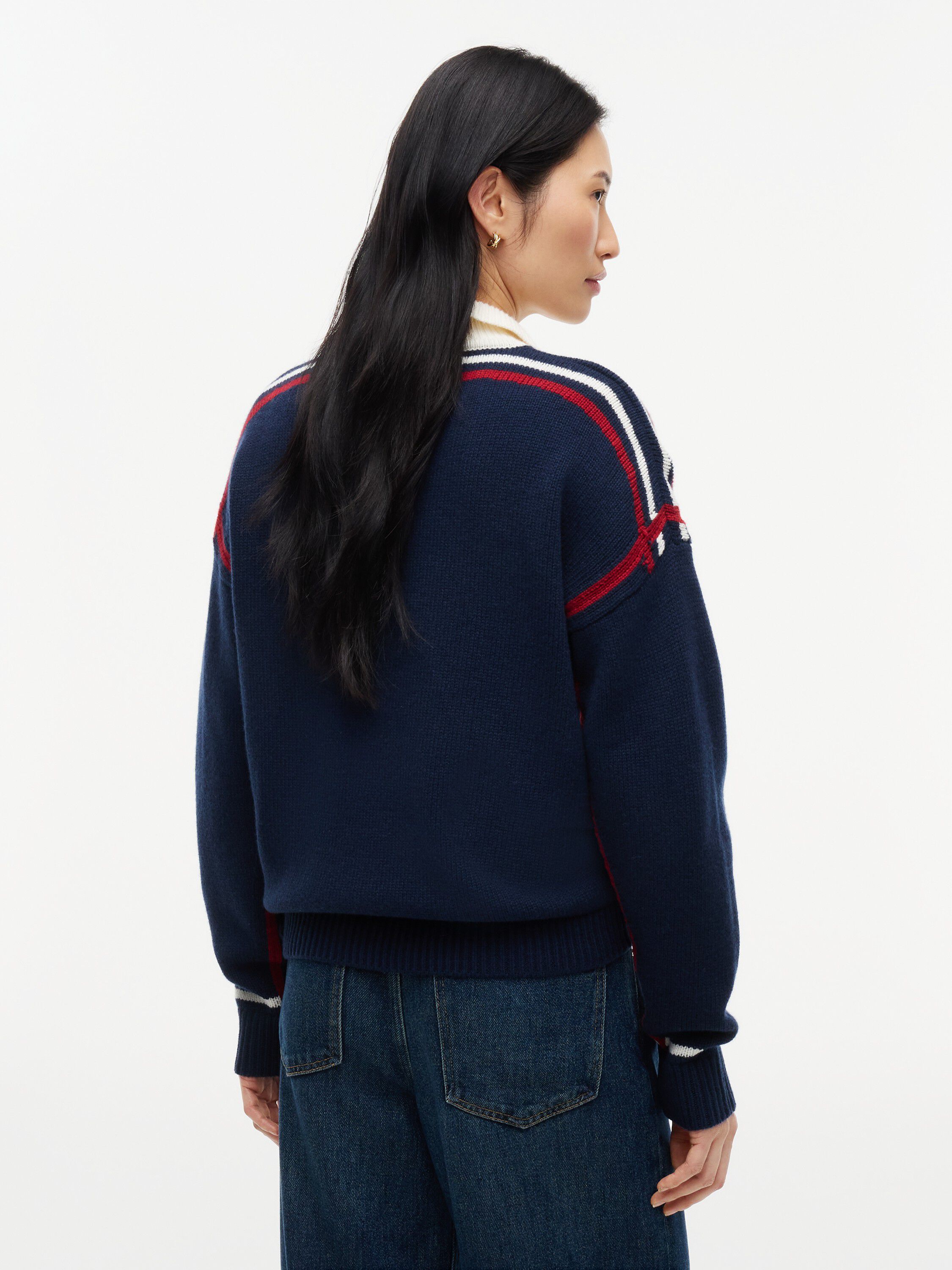 RWB POLO BOXY FIT SWT