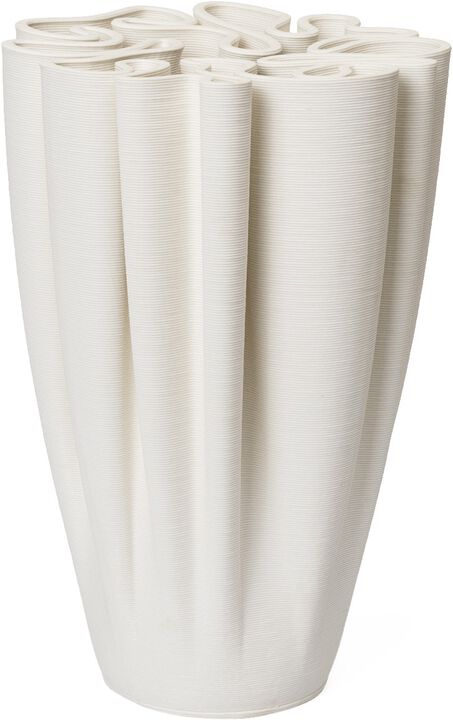 Dedali Vase - H25 - Off-white
