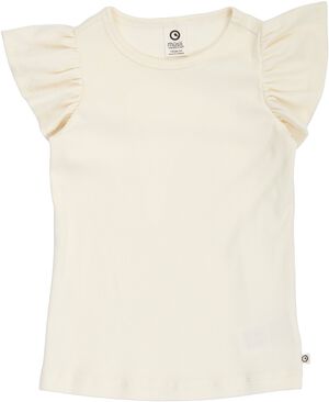 Cozy me rib frill s/s T