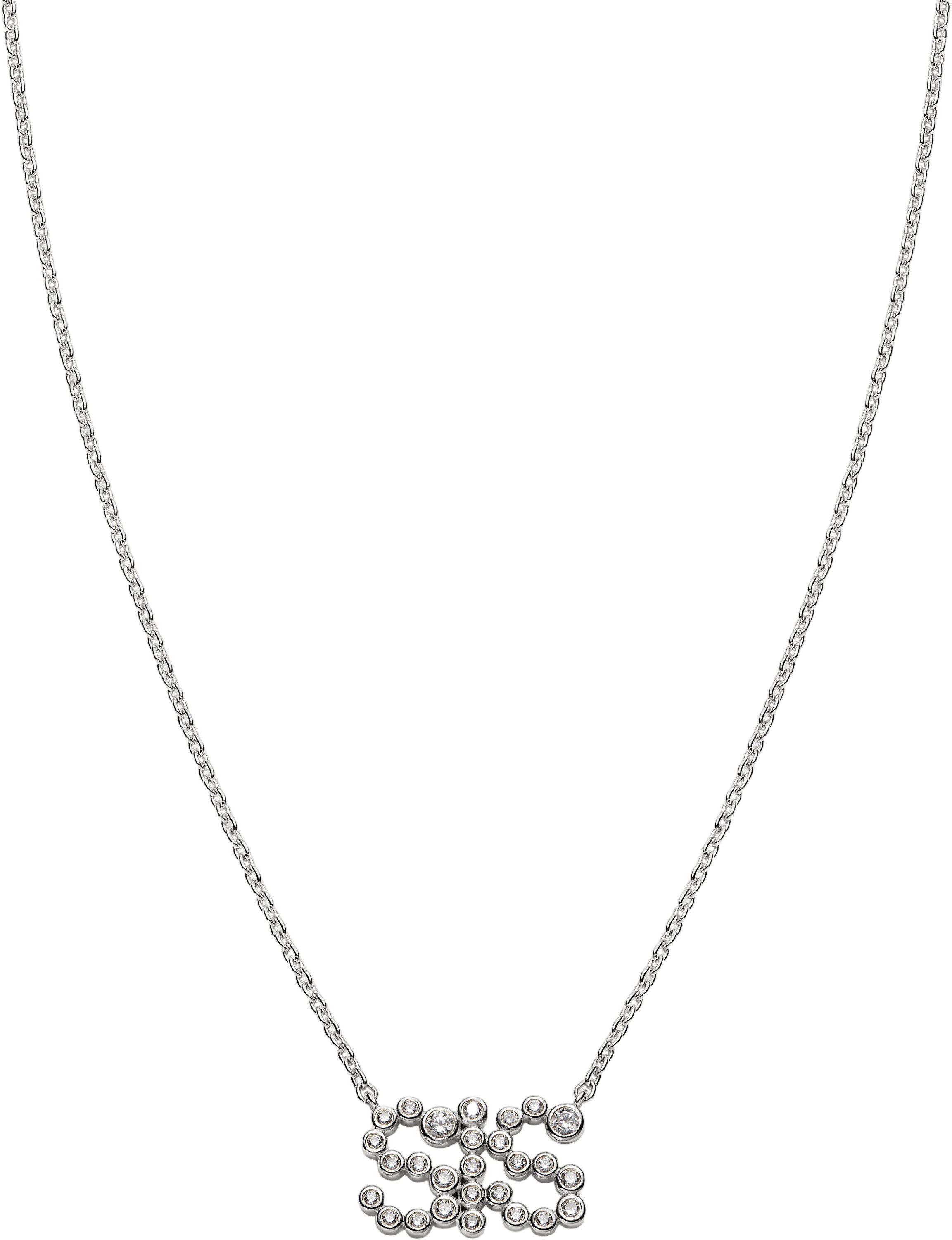 SIS Collet Necklace Silver