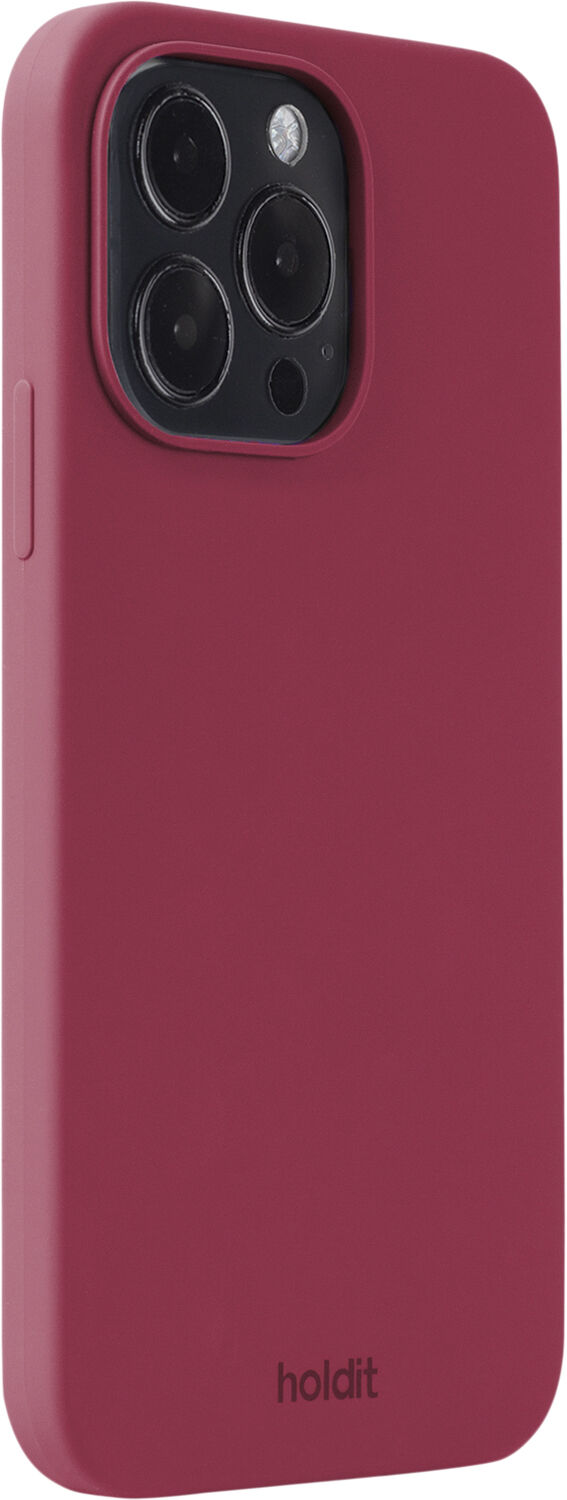 Silicone Case iPhone 15 ProMax Red Velvet