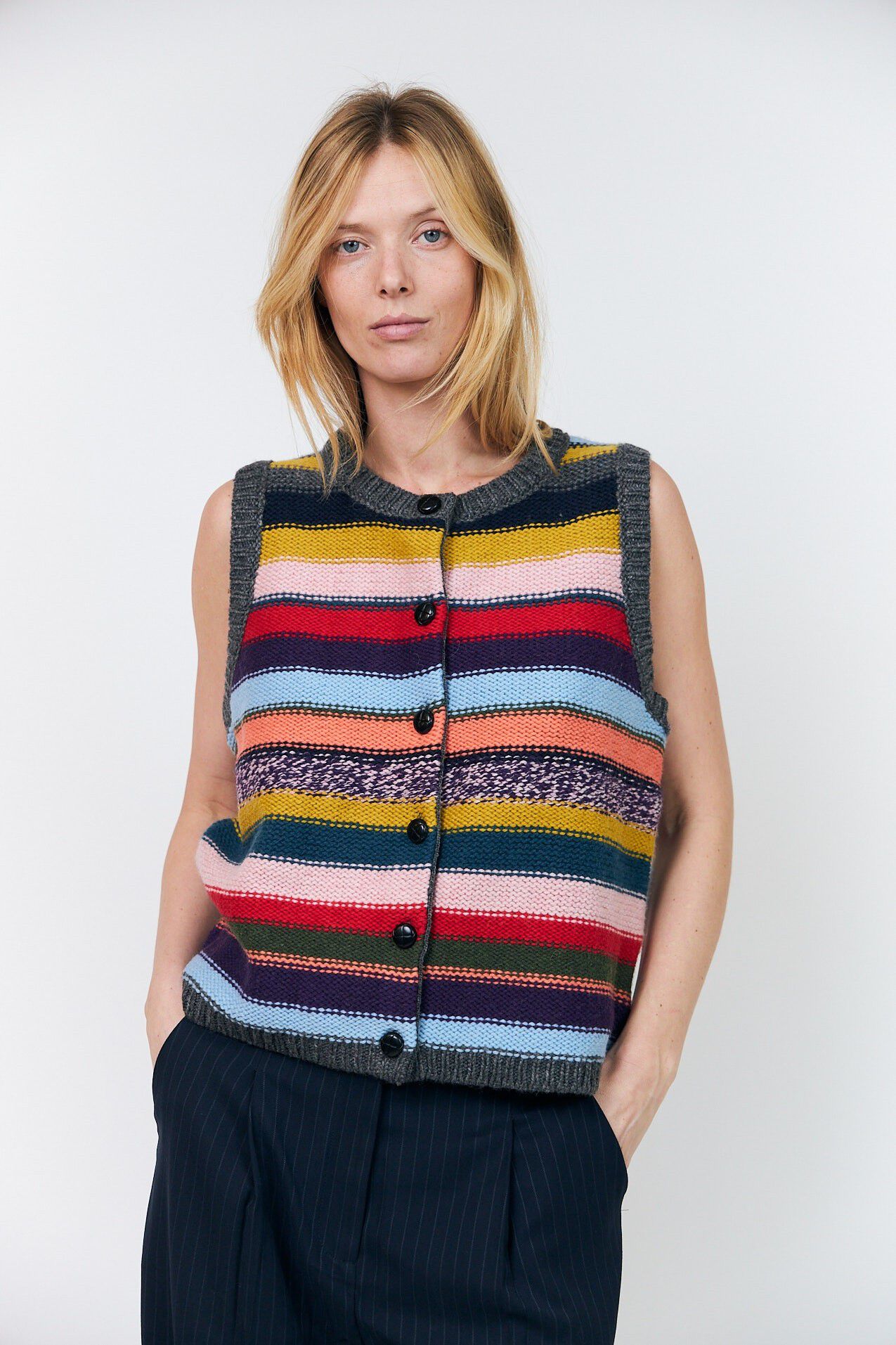 Caitll Knit Vest Sl