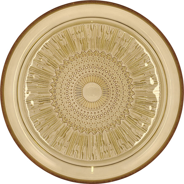 Glasstallerken Kusintha 25 cm Amber