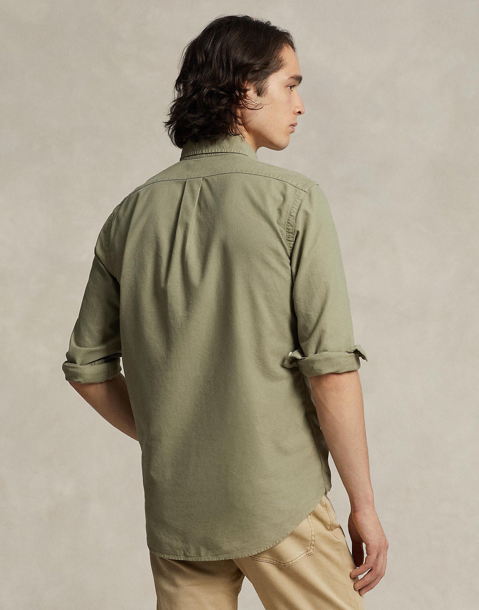 Custom Fit Garment-Dyed Oxford Shirt