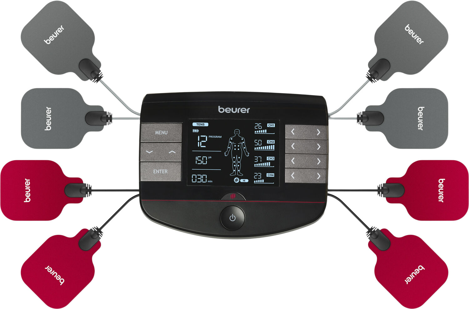 Beurer EM 89 TENS og EMS enhet med varmefunksjon