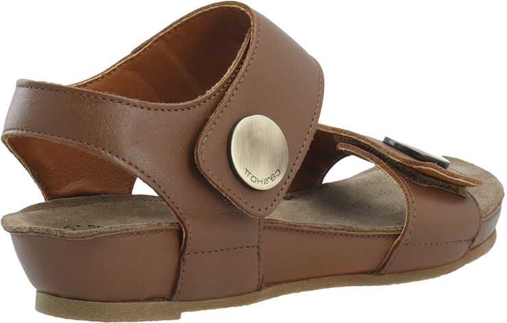 CASAVA Button Sandal Leather