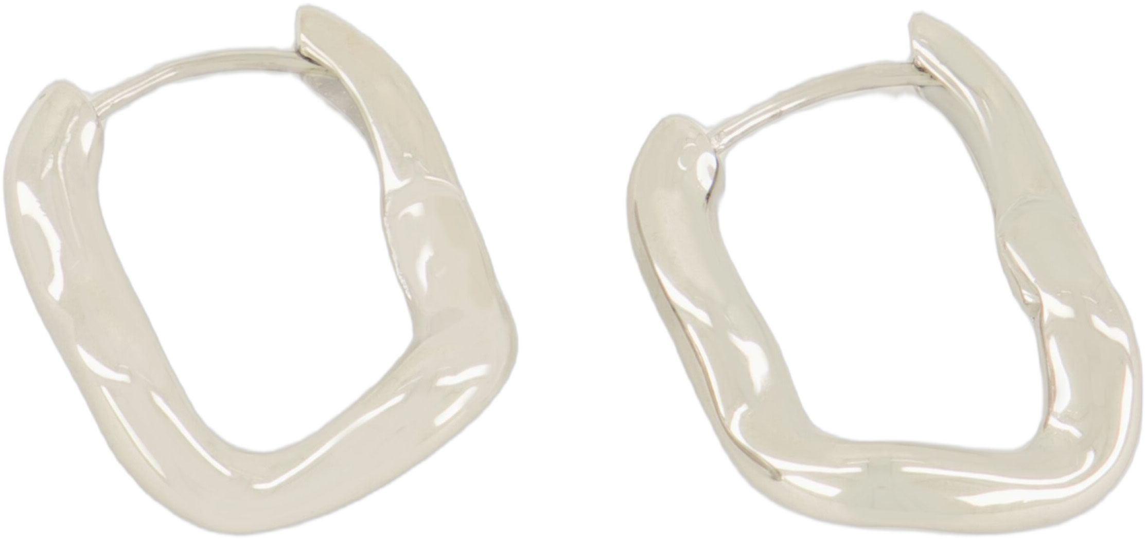 Oval swirl earrings