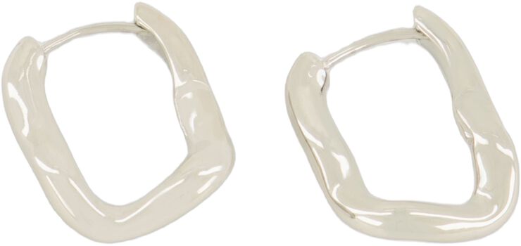 Oval swirl earrings