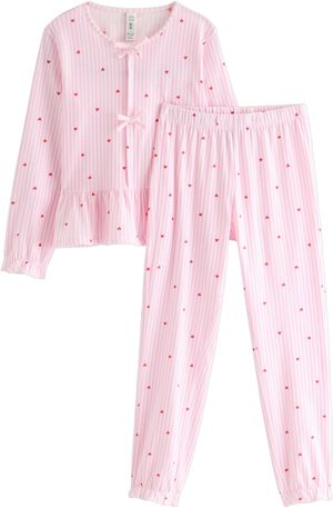 Pyjama LS bows and frill