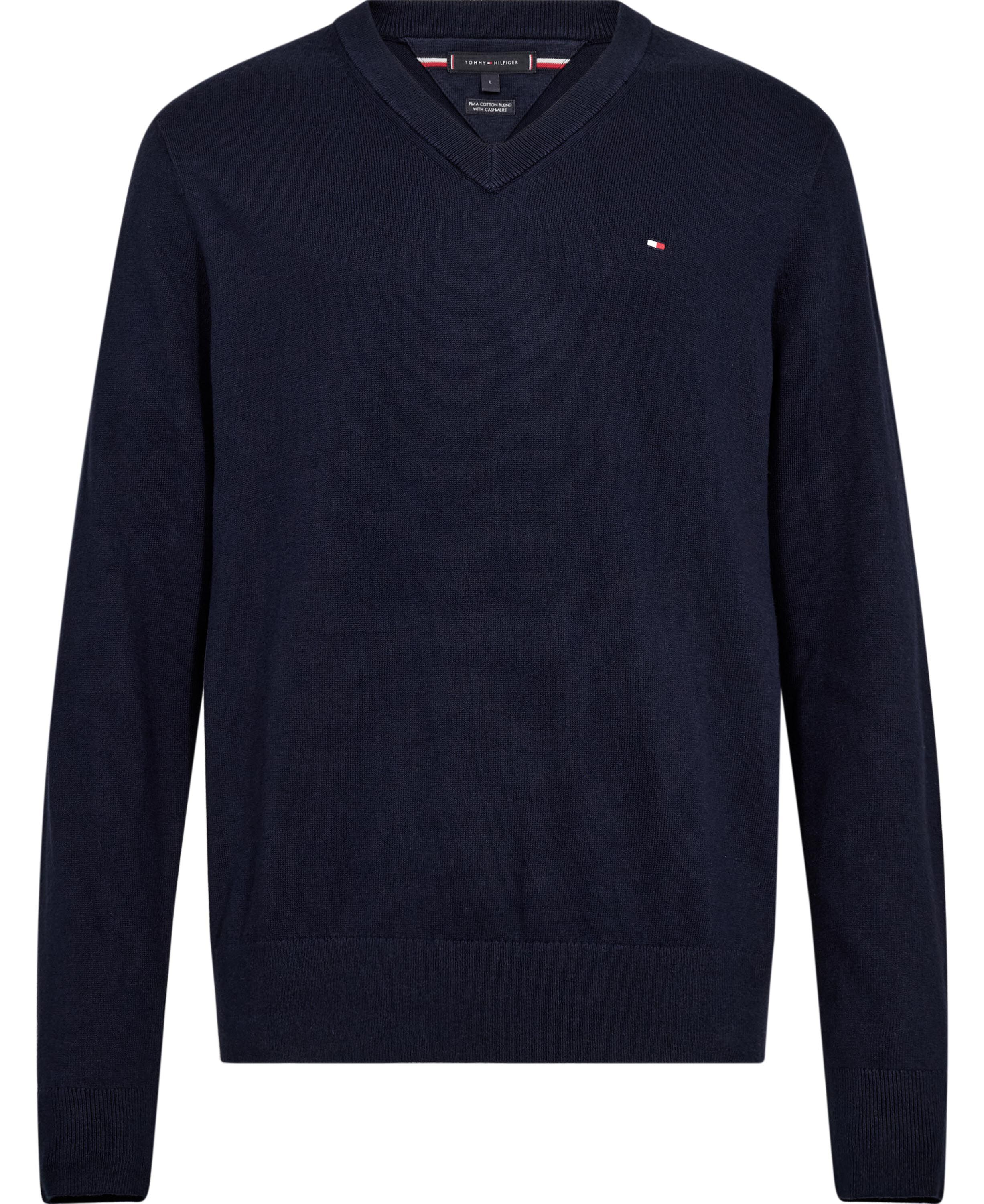 PIMA ORG CTN CASHMERE V NECK