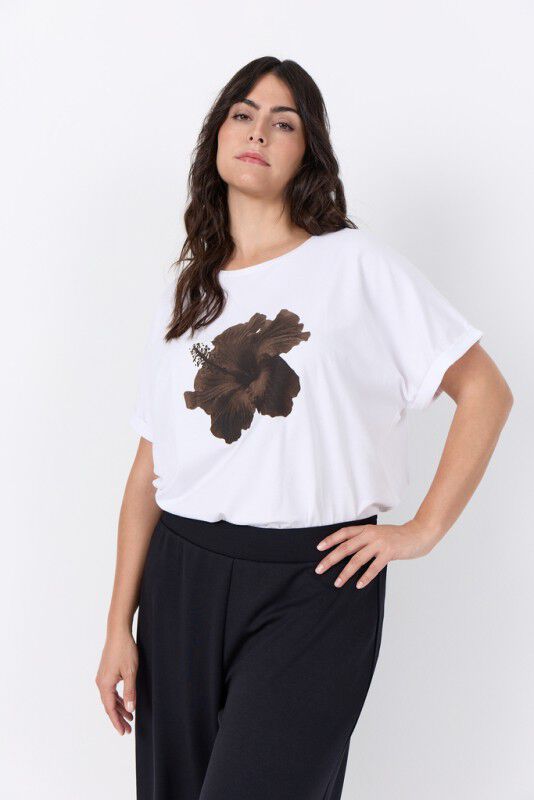 Curvy WA-HELENE 1 T-shirt Hvid