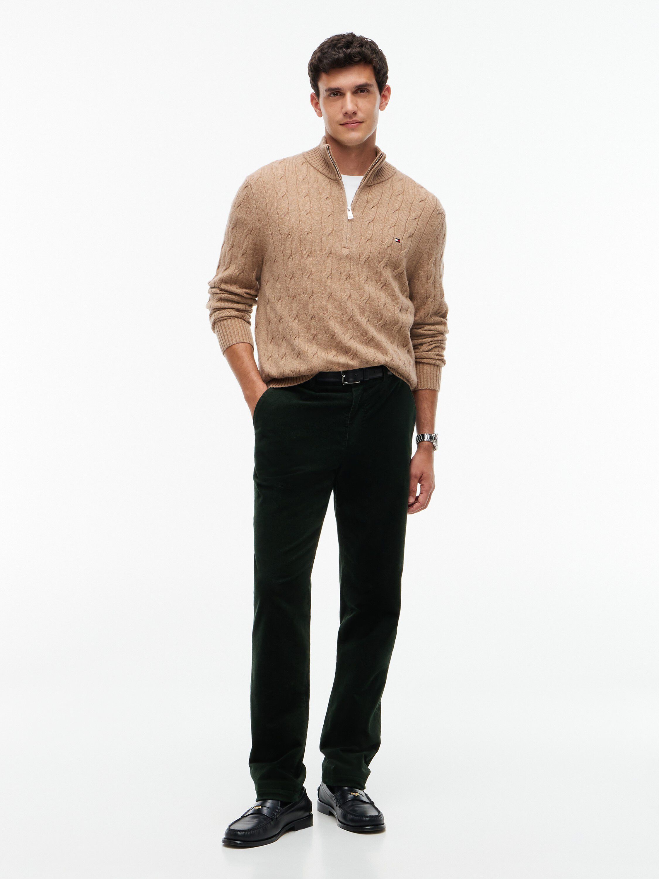 LAMBSWOOL CABLE ZIP MK