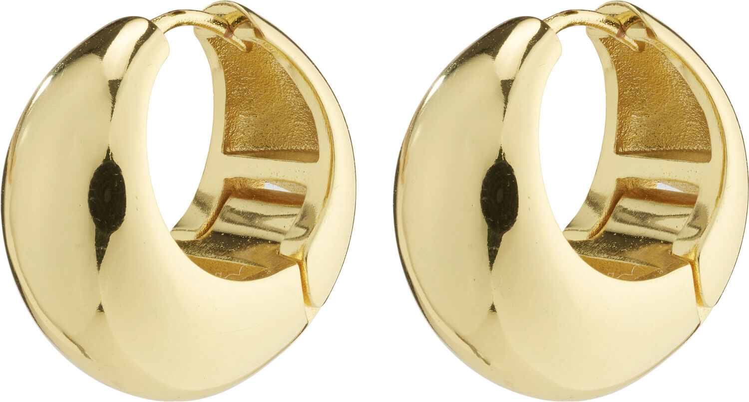 IOANNA recycled chunky hoops gold-plated