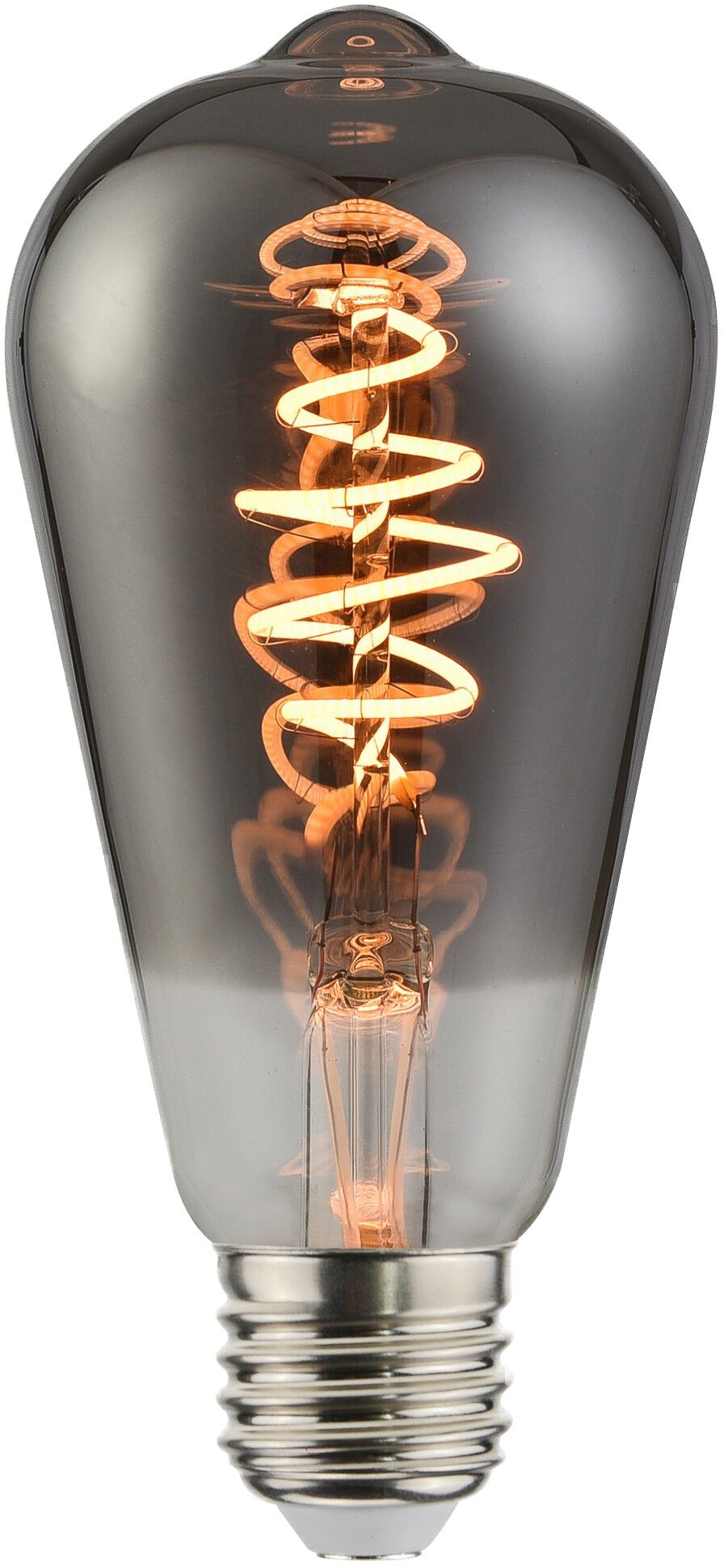 P&AElig;RE-DEKO E27 ST64 SPIRAL EDISON D&AElig;MP R&Oslash;GF.