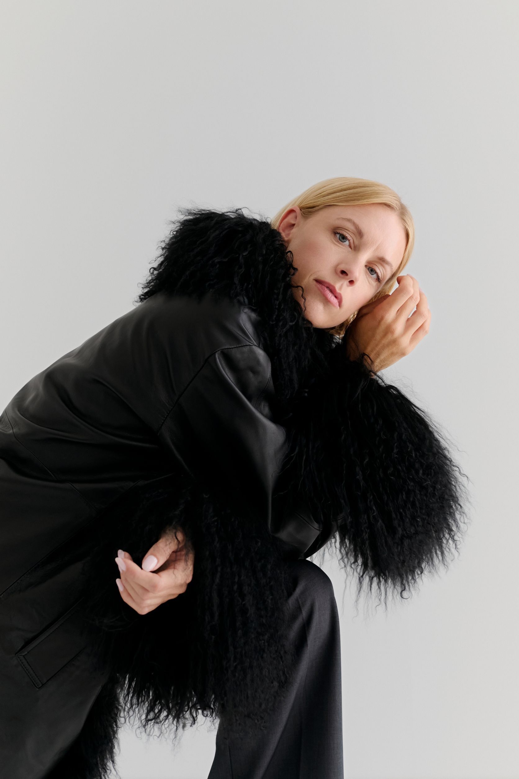 Hanna x MDNC Frakke &ndash; 100 % Lammeskinn (LWG)