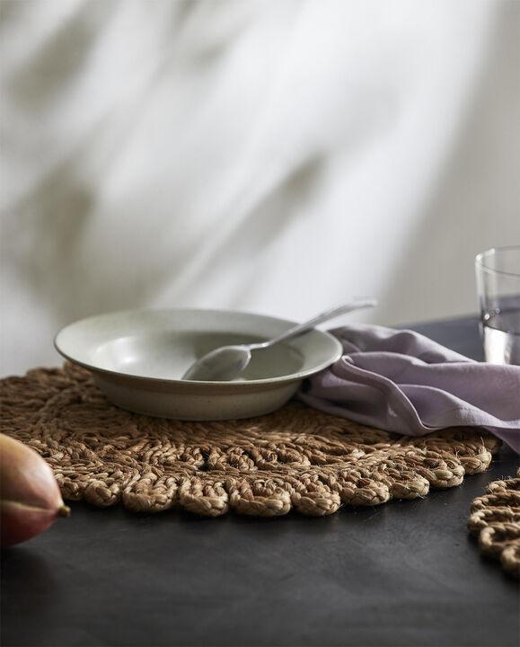 GRAWA deep plate, ivory