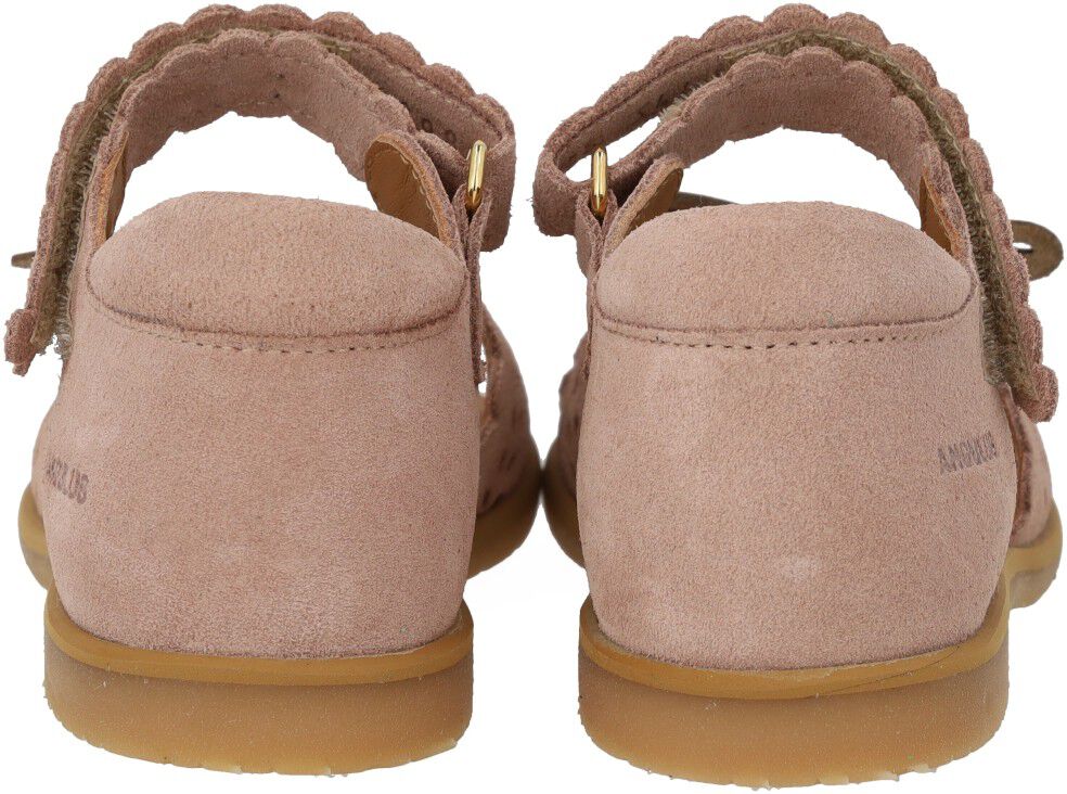 Sandal med &aring;ben t&aring; og dobbelt velcro