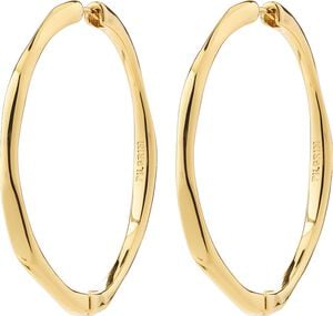 PRESENCE hoop earrings gold-plated