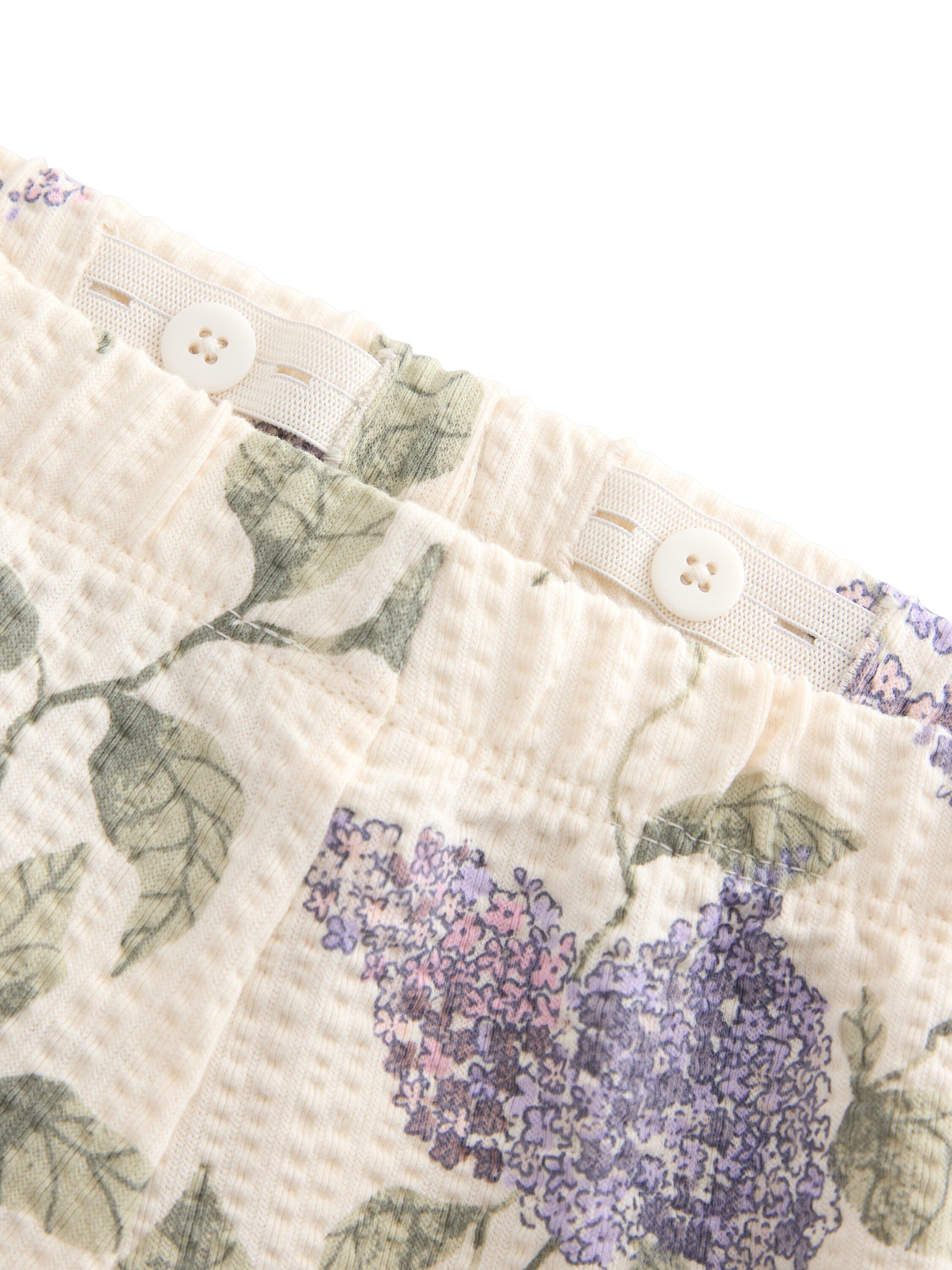 Wide trousers with structure allove