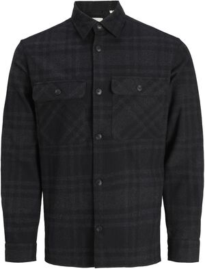 JPRRAYLE MELANGE CHECK L/S OVERSHIR