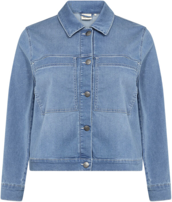 Curvy WA-SUMMER 9 Jakke Lys denim
