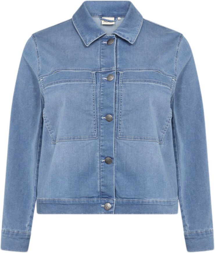 Curvy WA-SUMMER 9 Jakke Lys denim