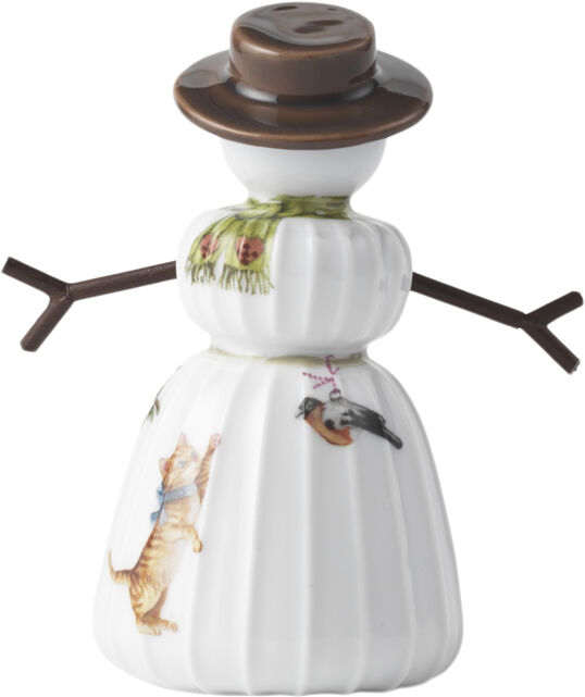 Hammersh&oslash;i Christmas Sn&oslash;kone H11 hvit m. deko