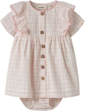 NBFHEDDA SS LOOSE BODY DRESS LIL