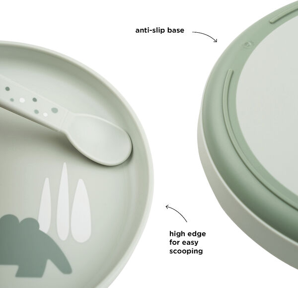 Foodie tallerken Croco Grøn