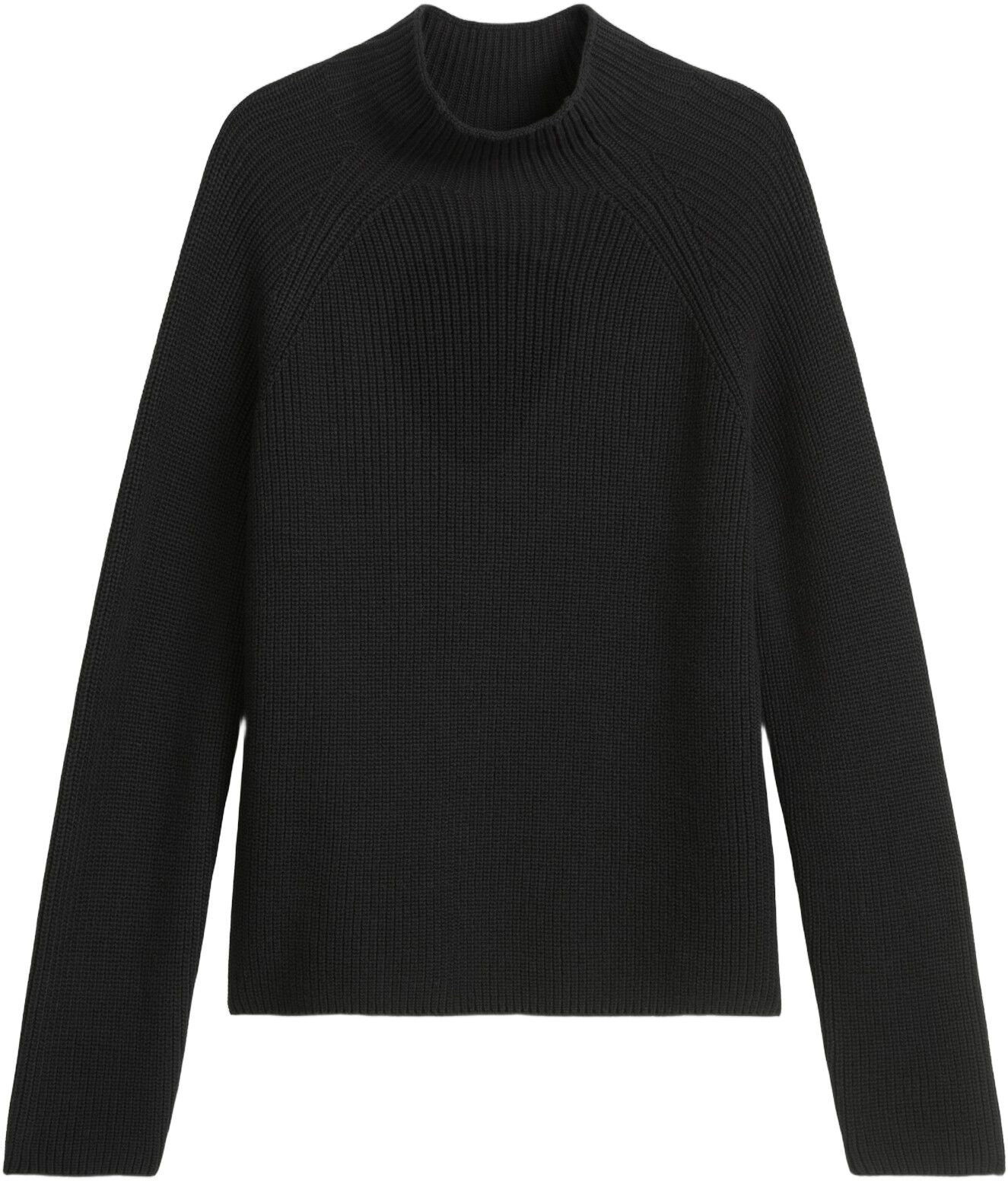 Pullover, longsleeve, stand-up coll