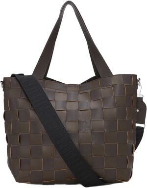 Braided Cross-Body Shopper