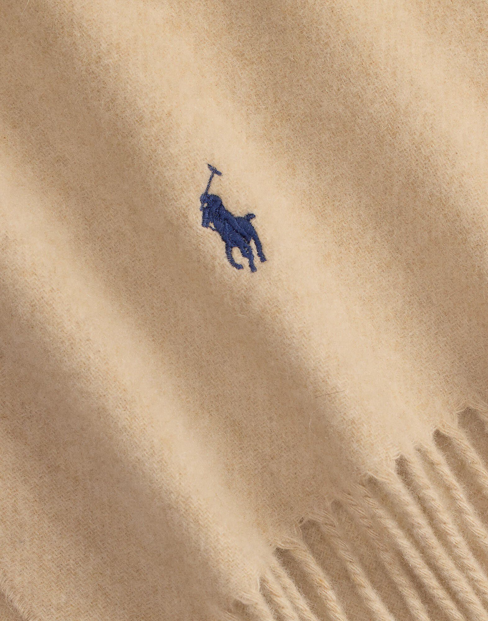 Fringe-Trim Wool Scarf