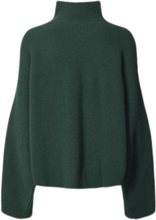 Eco merino ribbed wide sleeve