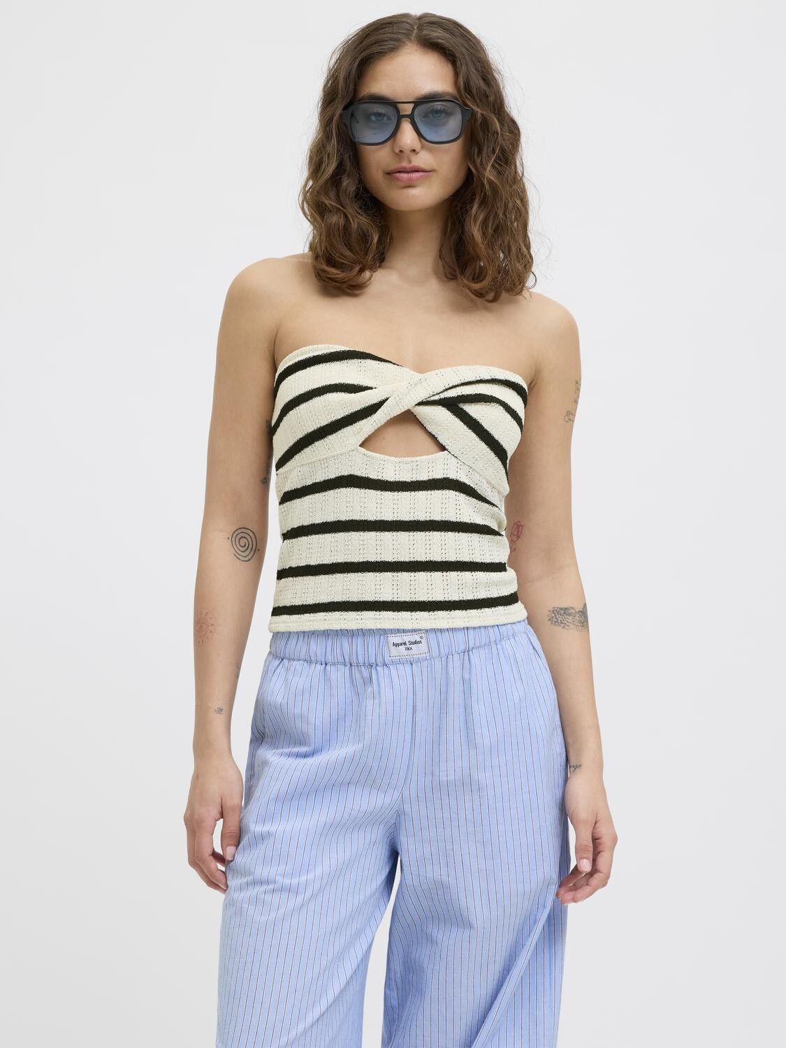 JXLINNEA BANDEAU TWIST TOP JRS