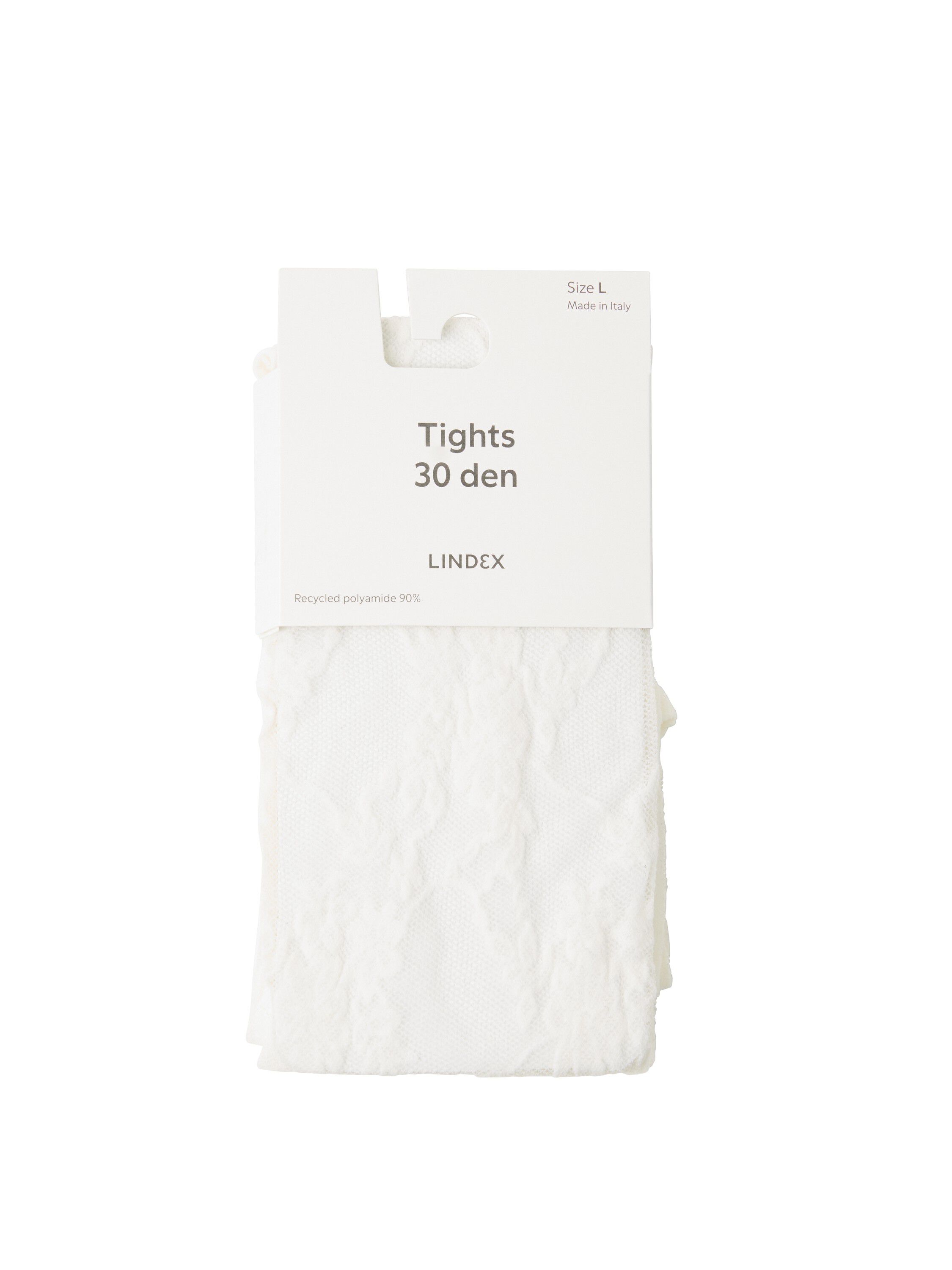 Tights in soft cotton lace with ela