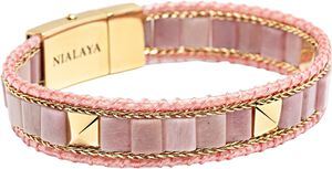 Rhodonite Stud Bracelet