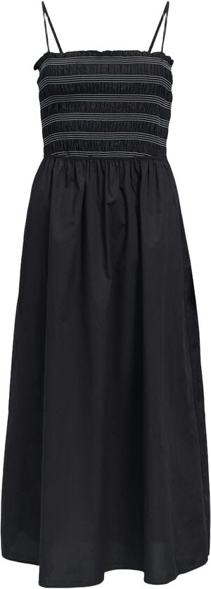 OBJELLY HOPE S/L RE SMOCK MIDI DRES