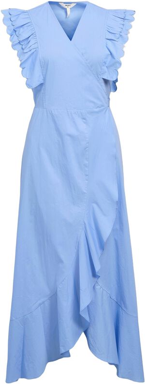 OBJHOPE PAPAYA S/S WRAP DRESS E DIV