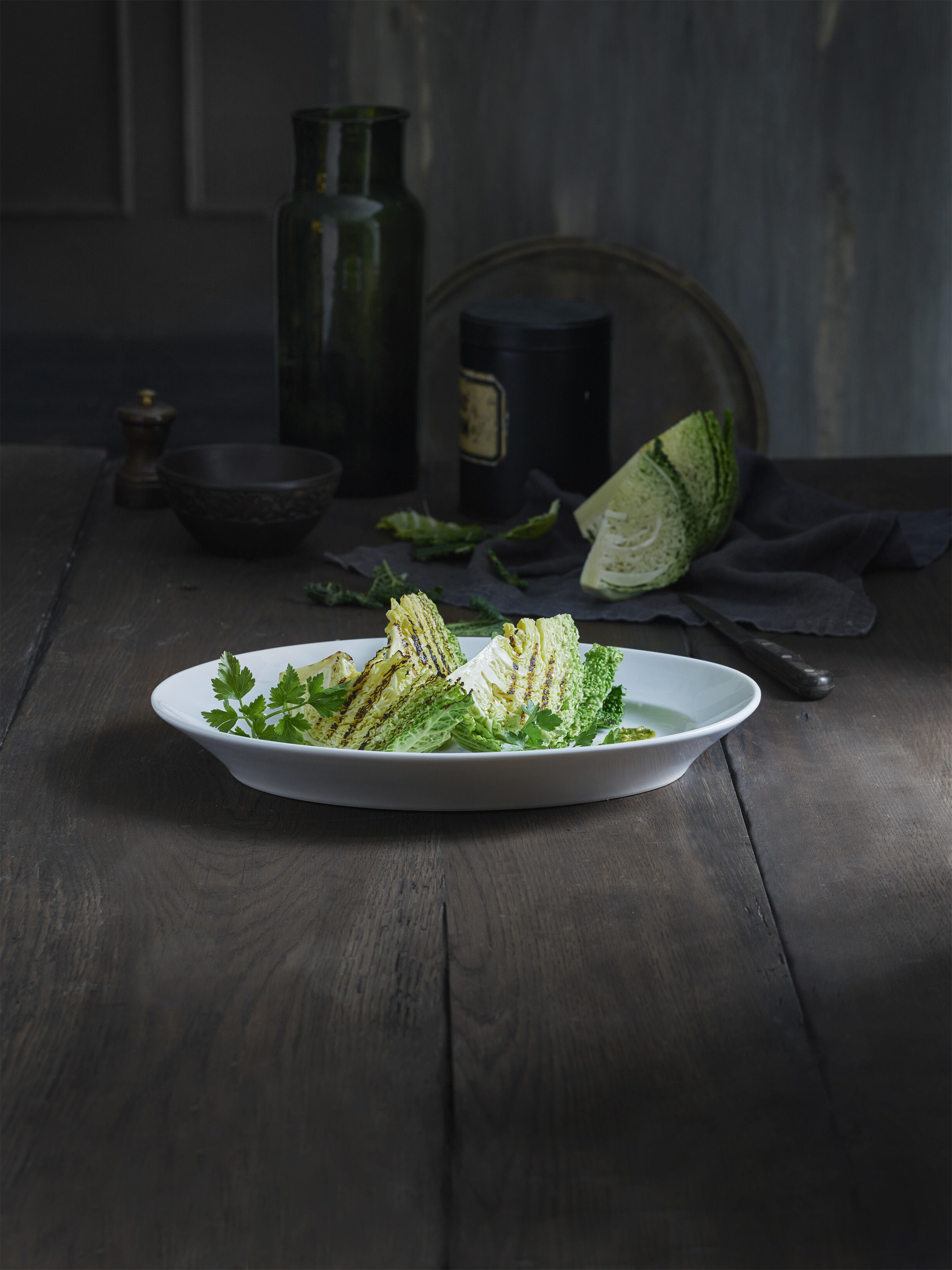 "Serveringsfat nr. 19 Serie Originale 55,5 x 38 cm Vit"