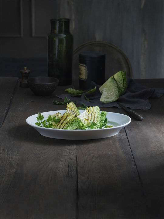 "Serveringsfat nr. 19 Serie Originale 55,5 x 38 cm Vit"