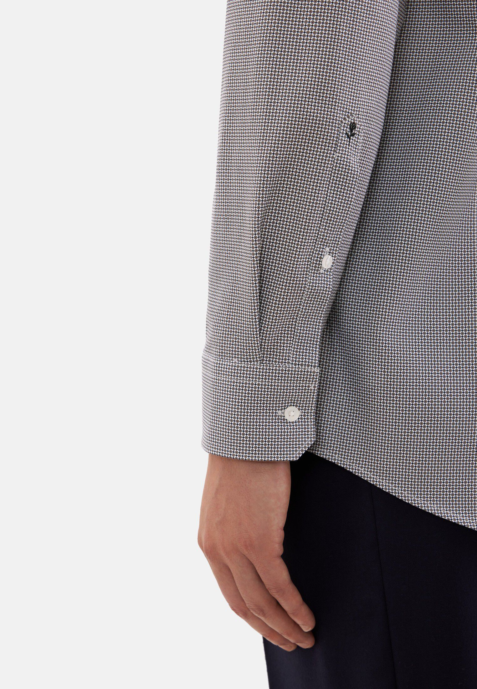 Business shirt Regular 1/1 Kent-Collar Print