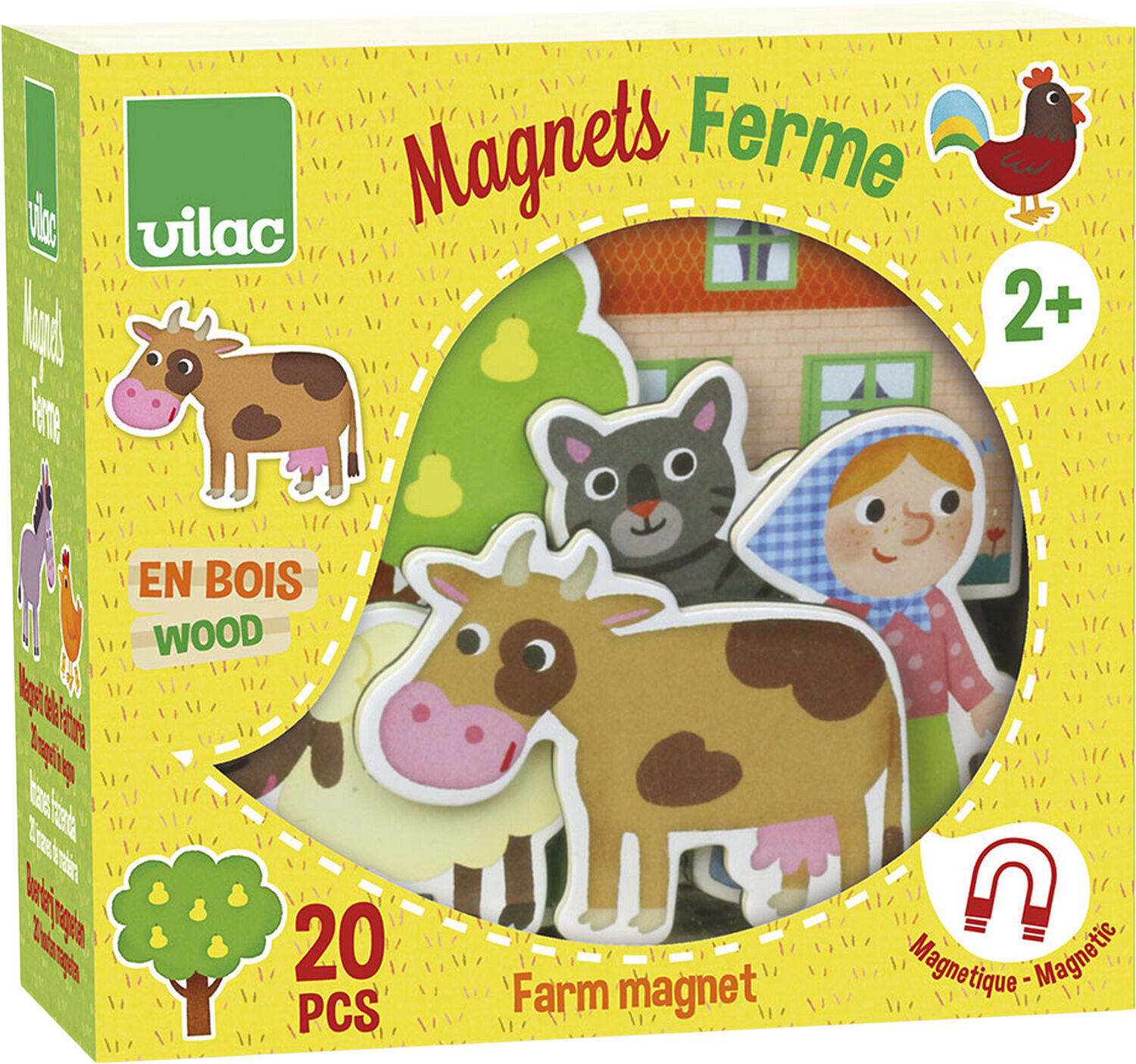 Vilac - Magneter - Bondeg&aring;rd