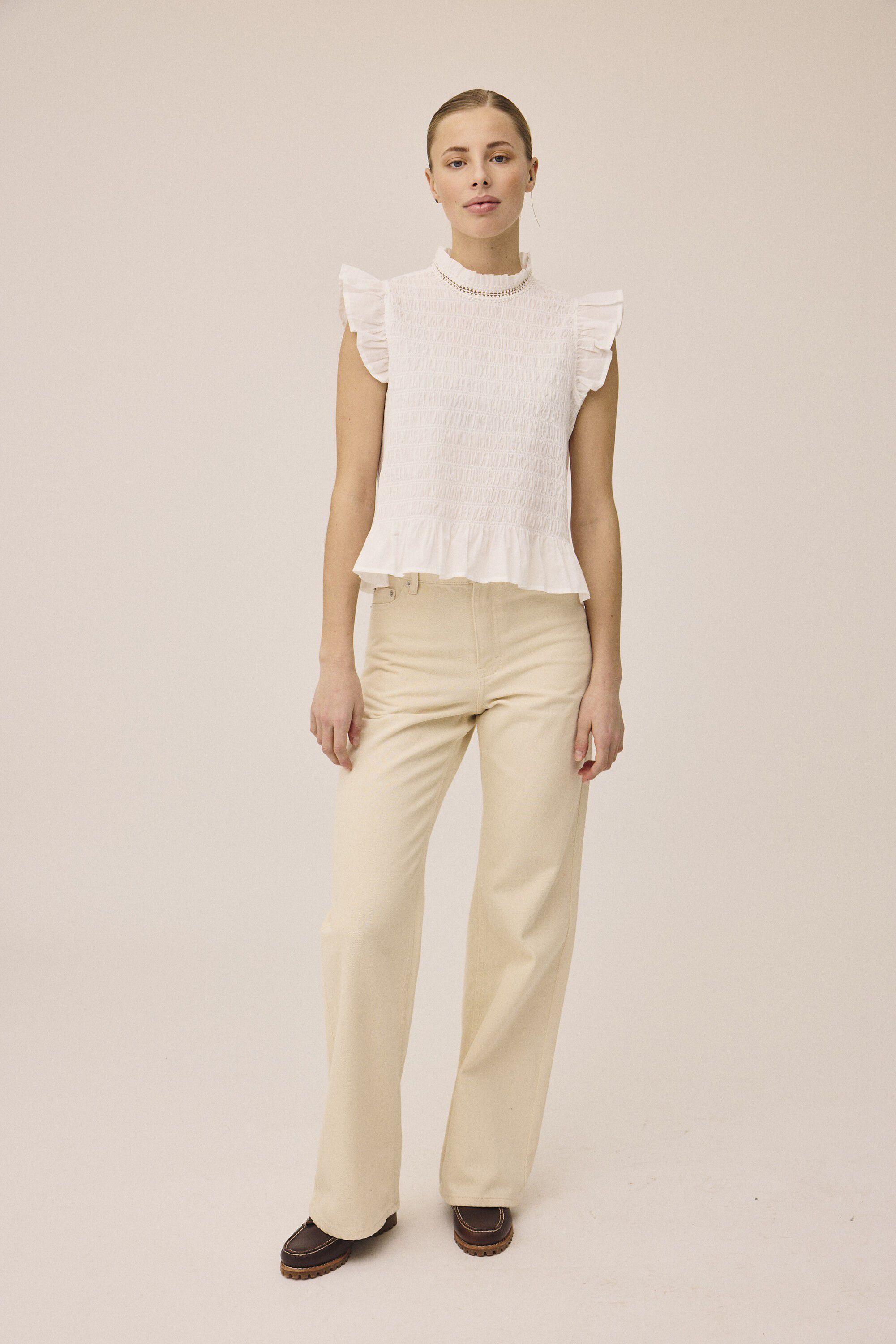 Isolde 4 Voile Top - - 100% Organic Cotton GOTS