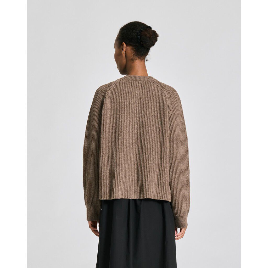 Augusta L/S Cardigan Lambswool Knit